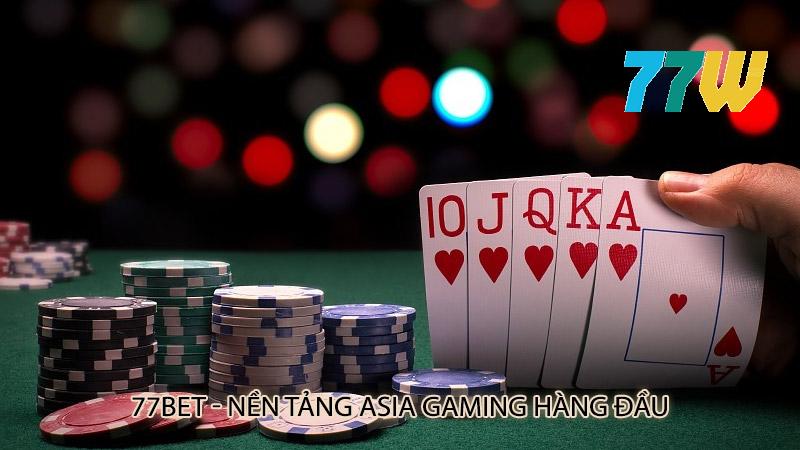 Asia Gaming tại 77bet - Nền tảng hàng đầu cho người chơi Việt.